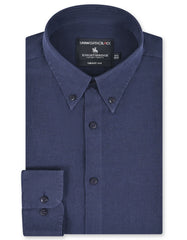 Plain Navy Tailored Smart Fit Shirt FS2426-2SF-14.5