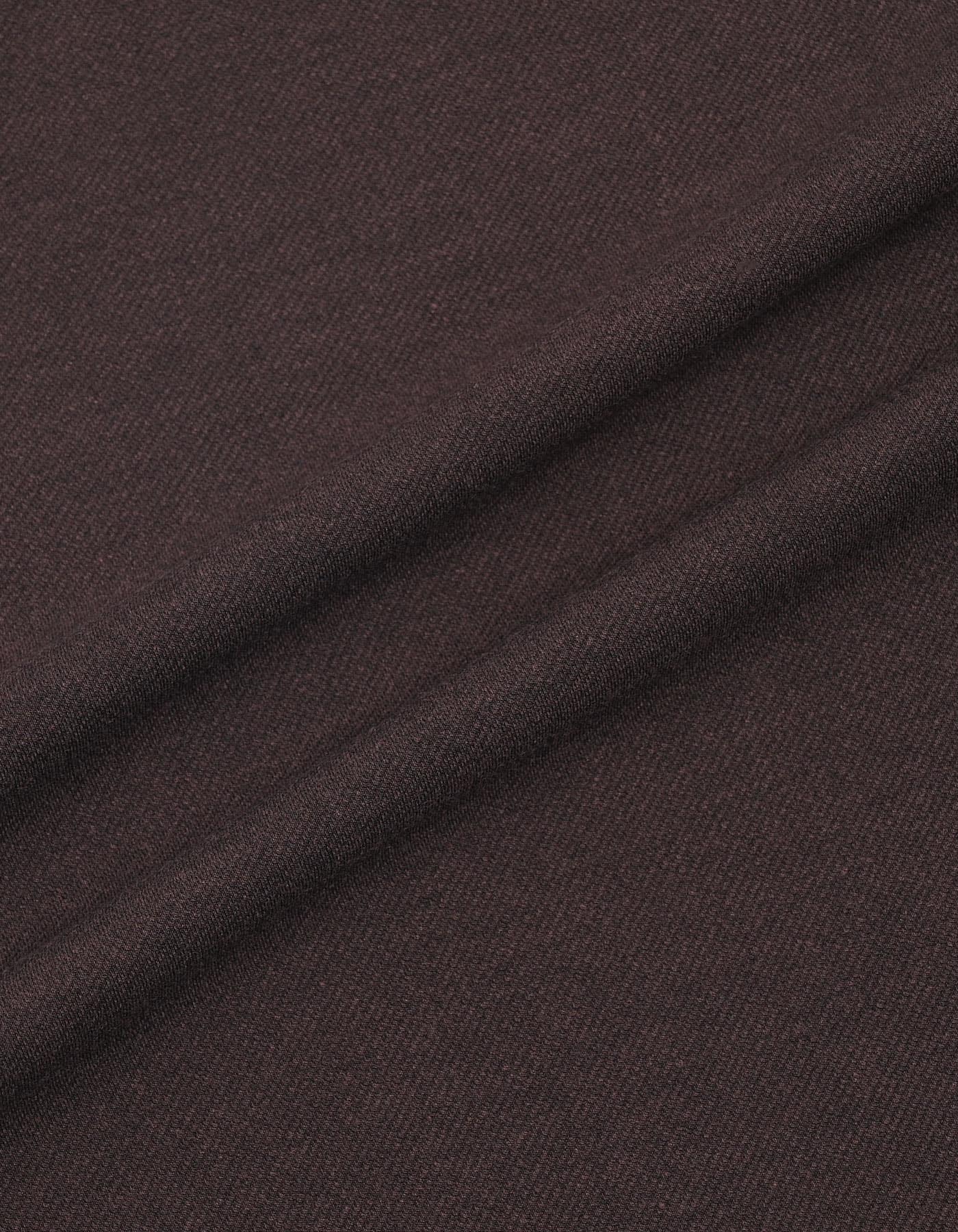 Brown Textured Long Sleeve Crew Neck T-Shirt