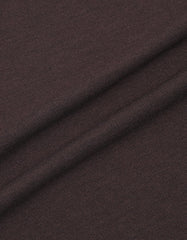 Brown Textured Long Sleeve Crew Neck T-Shirt