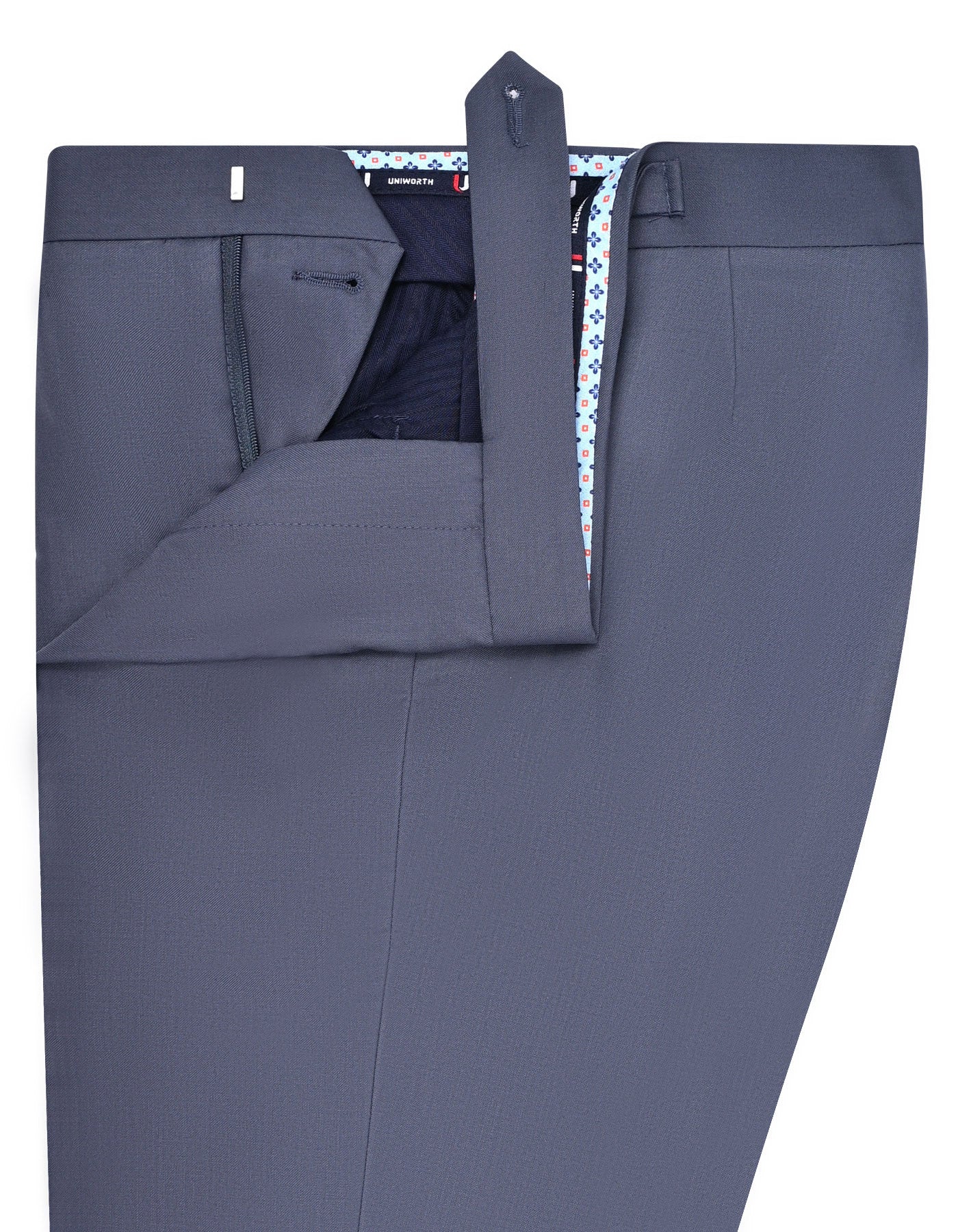 Air Force Blue Plain Formal Trouser Tailored Smart Fit FT503S-36