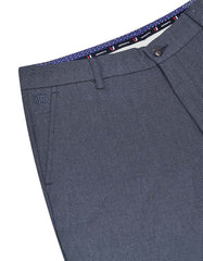 Navy Smart Fit Cotton Trouser FTC2553S-36