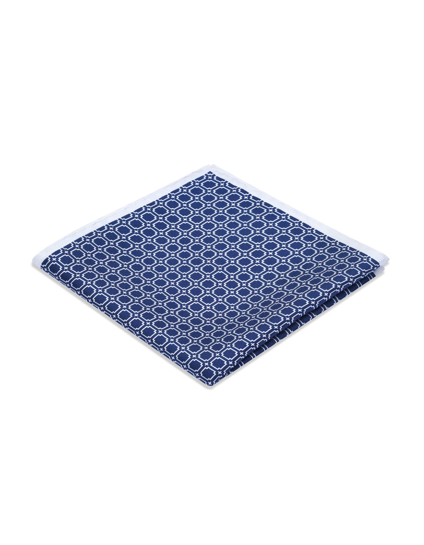 Blue Dotted Pocket Square