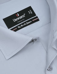 Plain Grey Classic Fit Shirt FS1312-3RD-15