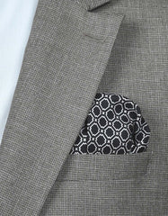 Black Dotted Pocket Square