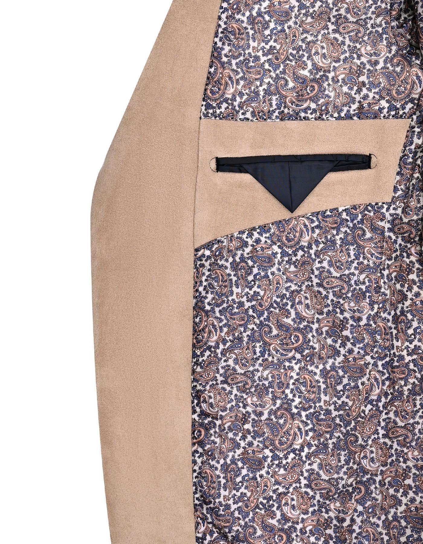 Beige Tailored Smart Fit Coat CC2534-44