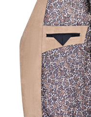 Beige Tailored Smart Fit Coat CC2534-44
