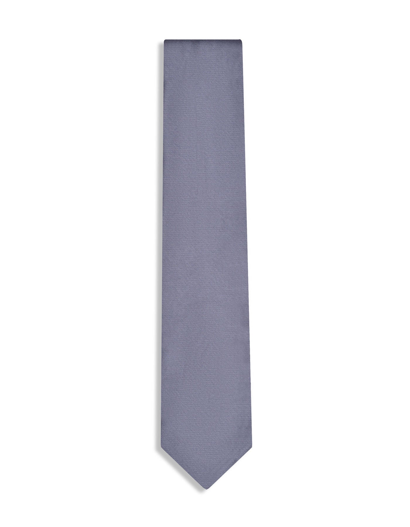 Grey Self Plain Tie