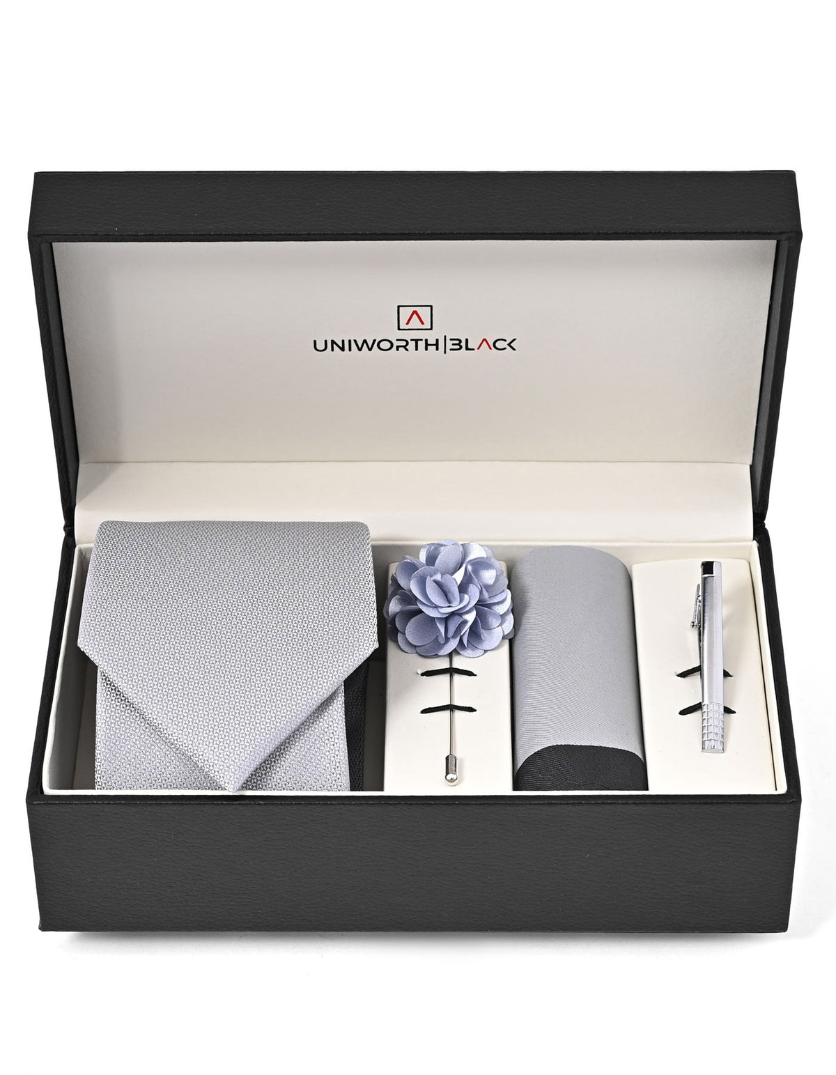 Grey Texture Men Accessories Box