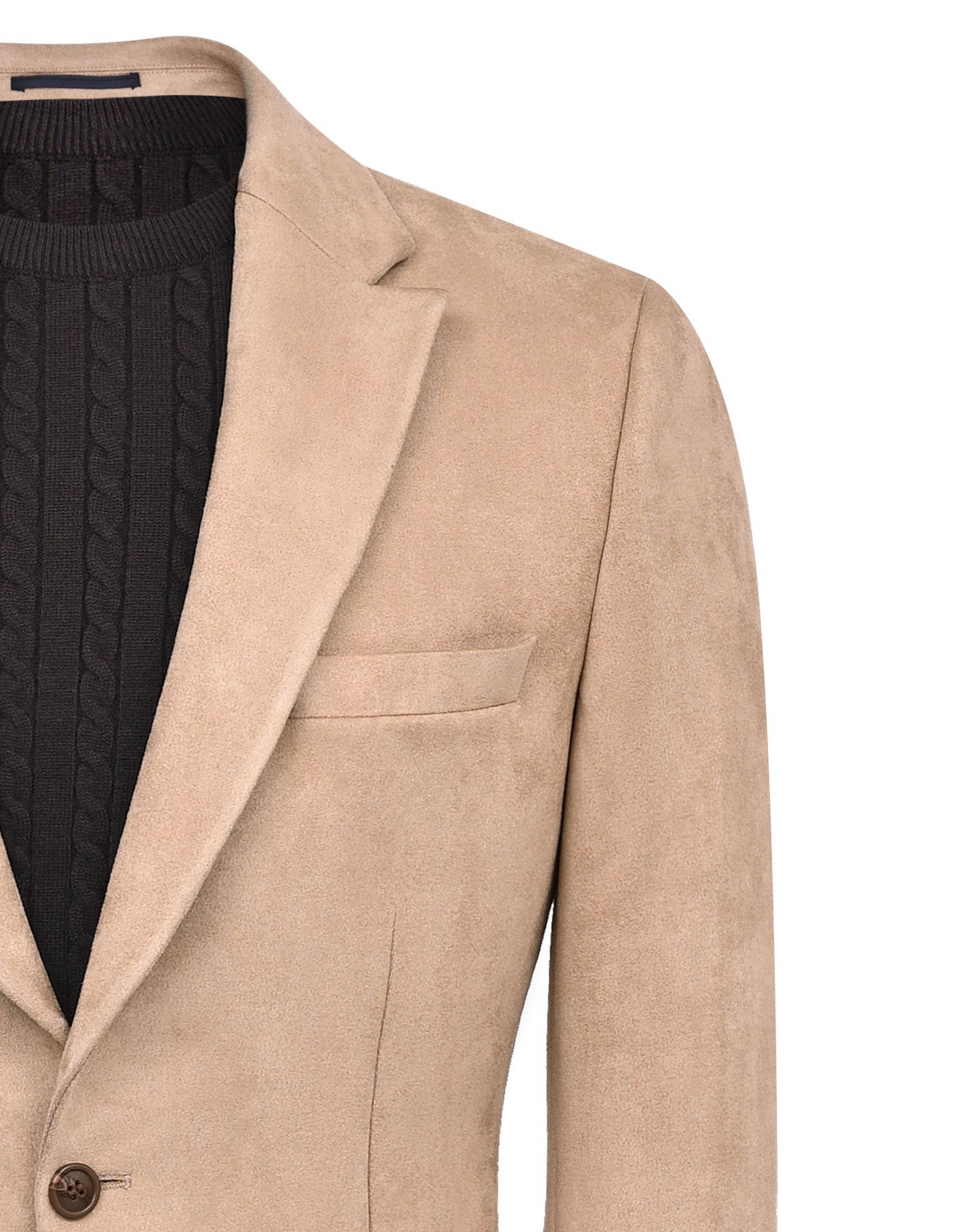 Beige Tailored Smart Fit Coat CC2534-36