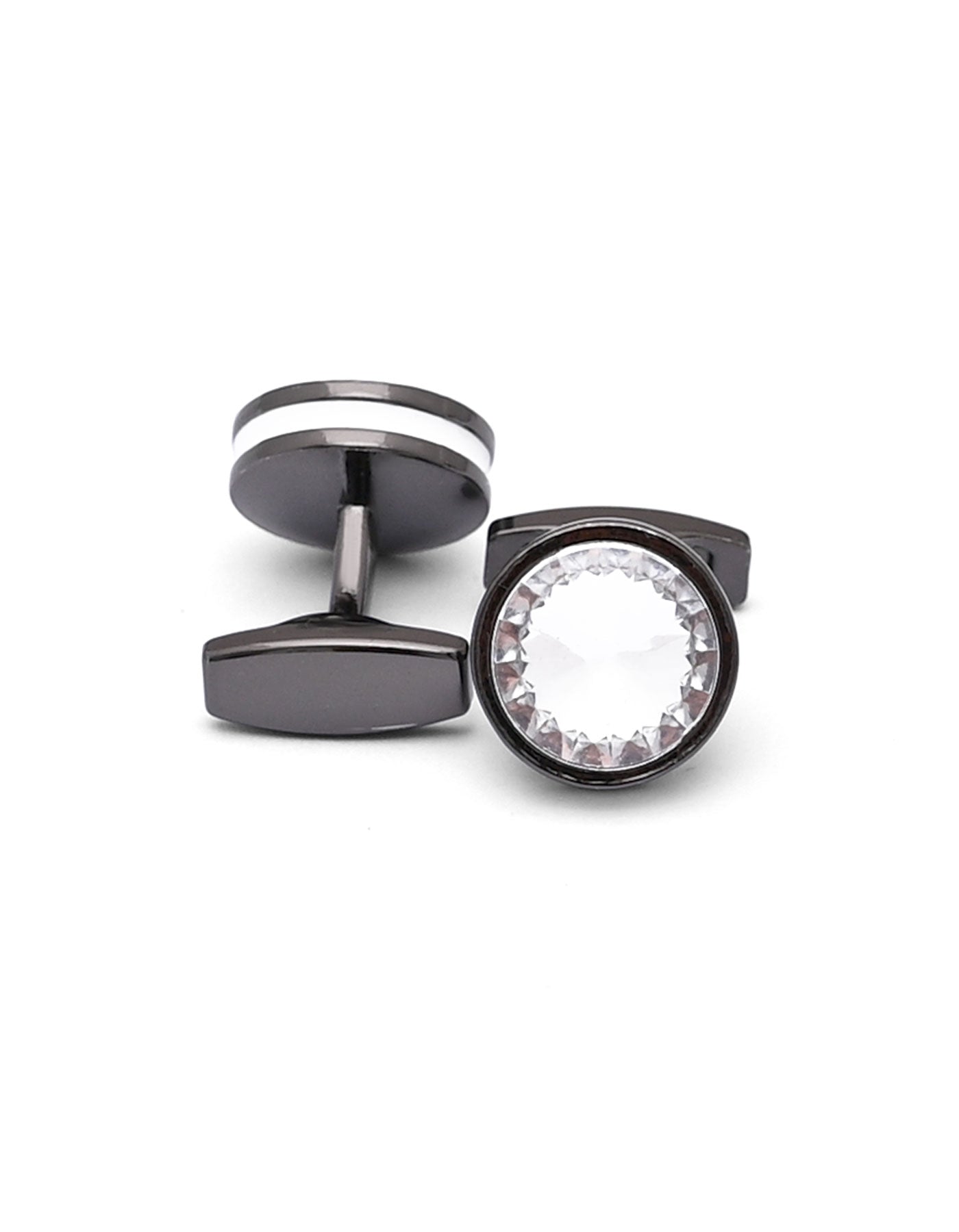 Silver Circle Cufflink