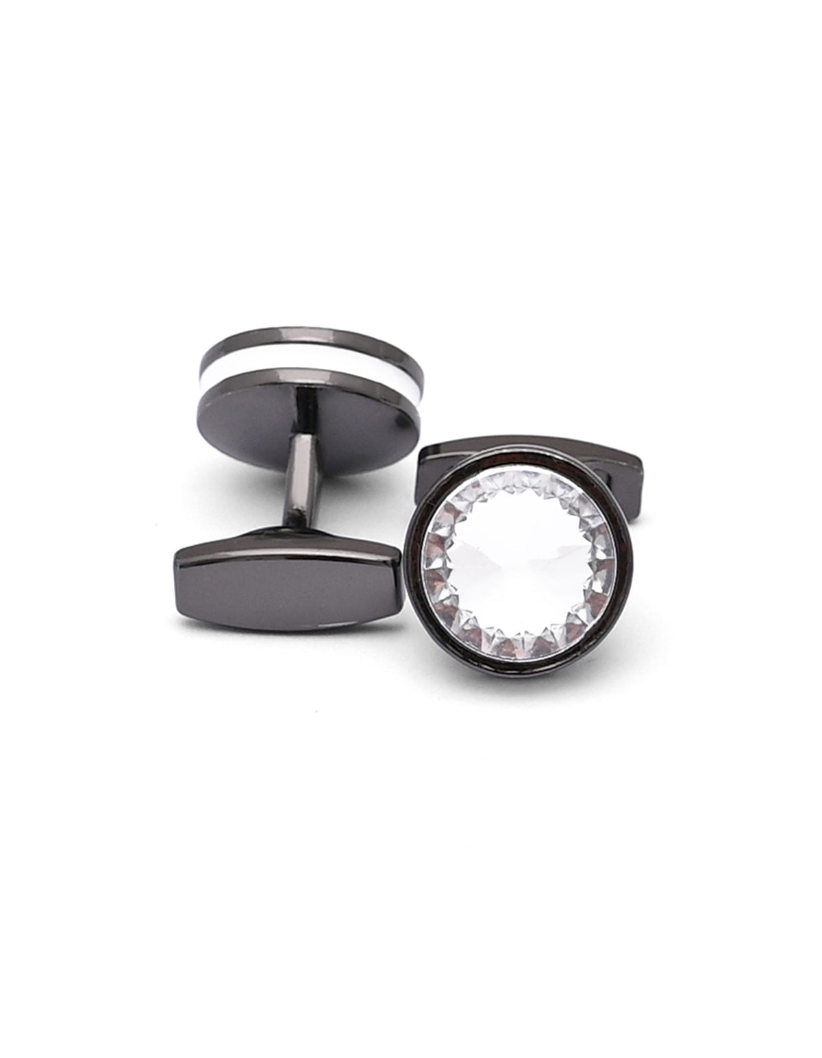 Silver Circle Cufflink