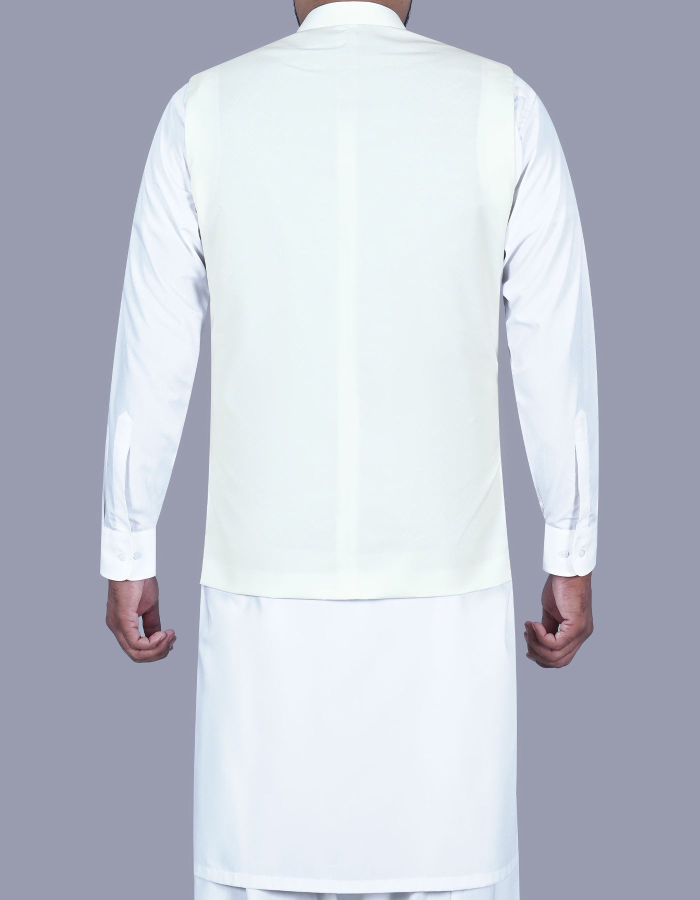 White Plain Waist Coat WC2519-2S-40