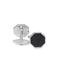 D Blue Circle Cufflink