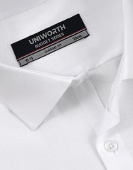 Self White Classic Fit Shirt FS1796-1RF-15
