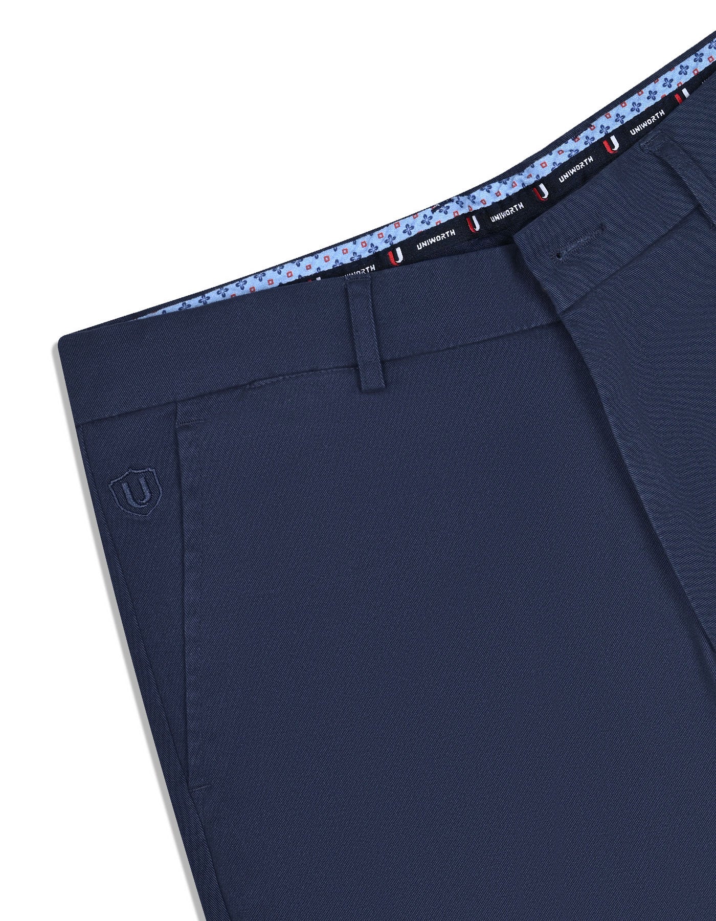 Navy Smart Fit Cotton Trouser FTC2517S-34