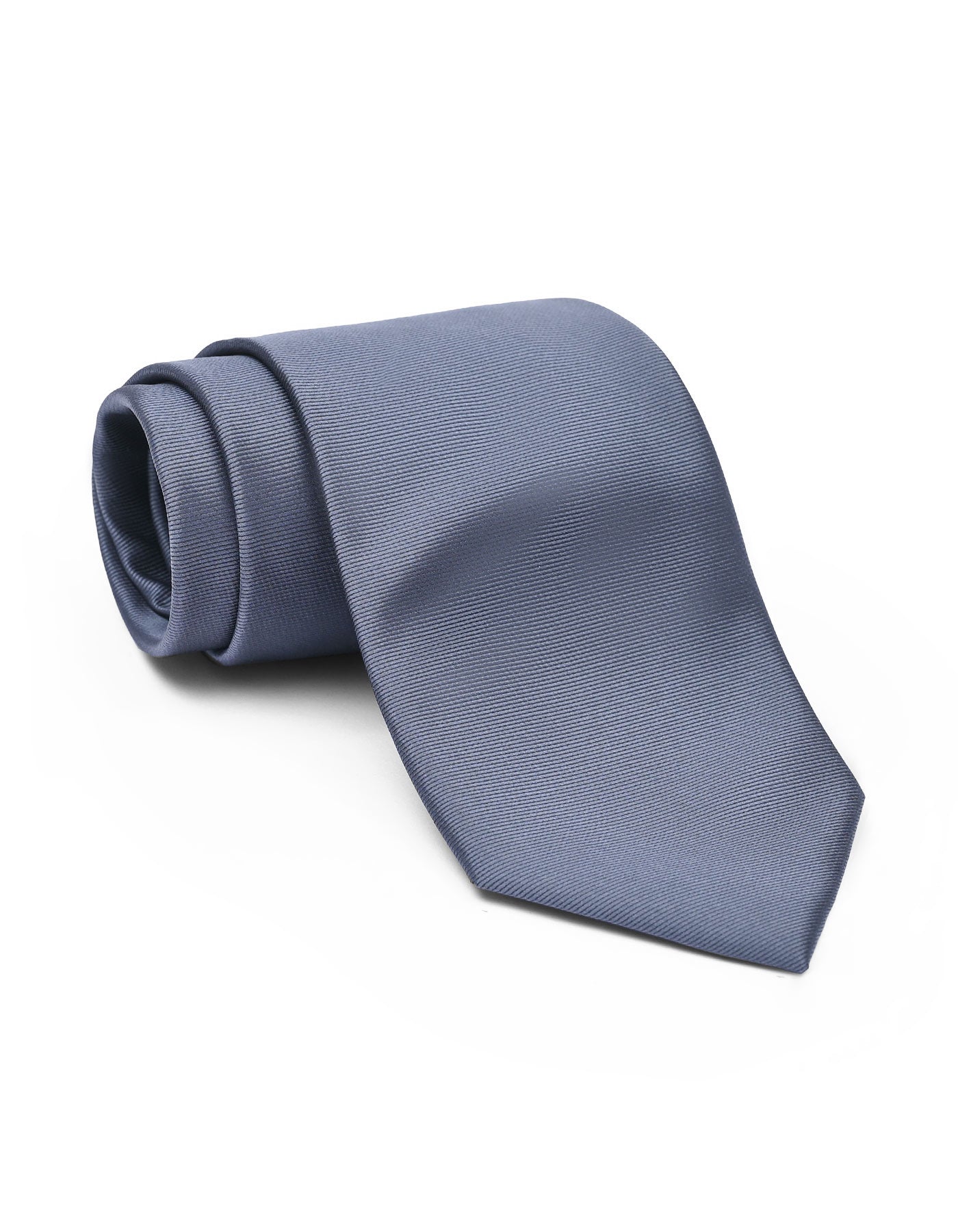 Grey Self Plain Tie
