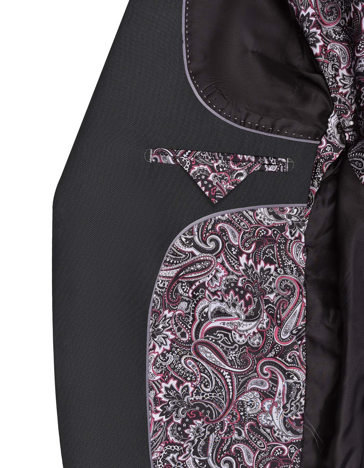 Black Tailored Smart Fit Coat CC2524-44