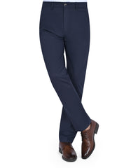 Navy Smart Fit Cotton Trouser FTC2523S-30