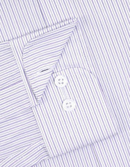Stripe Purple Classic Fit Shirt FS2929-1RF-15.5