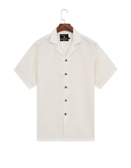 Plain Cream Tailored Smart Fit Shirt FS2412SH-15