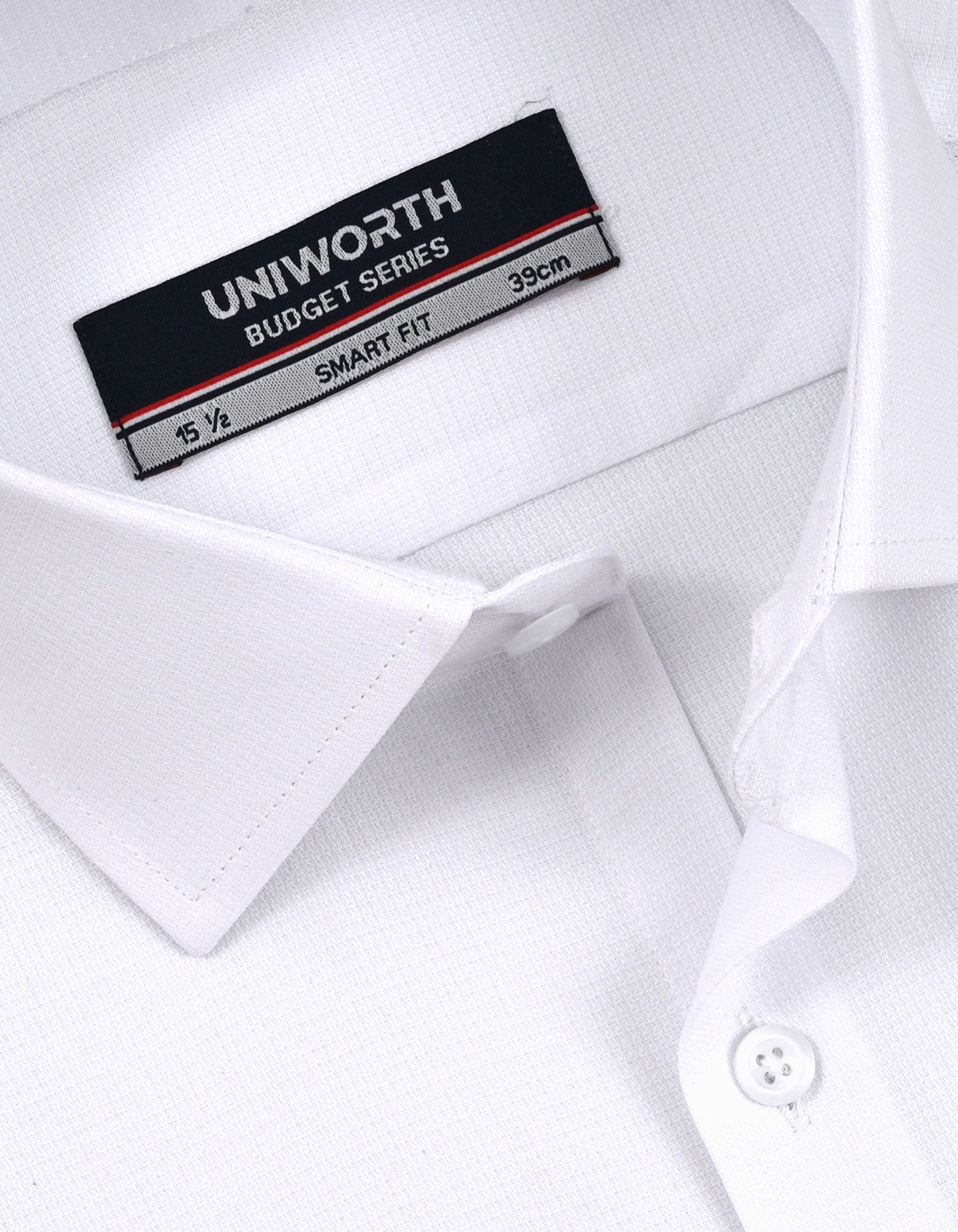 Self White Tailored Smart Fit Shirt FS1752-1SF-15