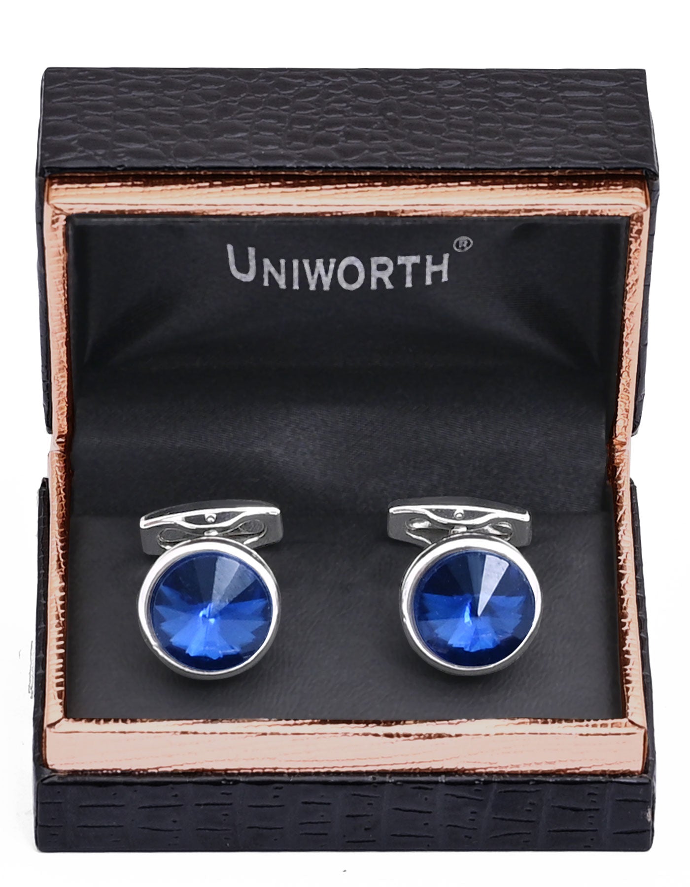 Blue Circle Cufflink