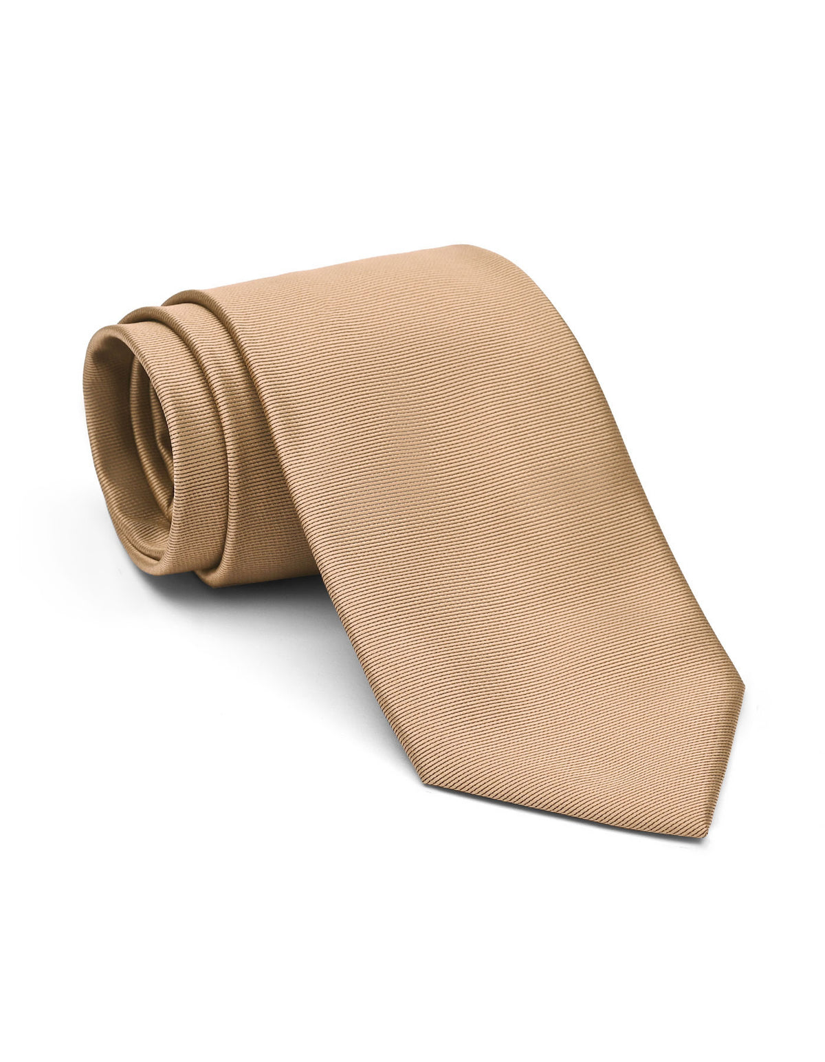 Beige Self Plain Tie