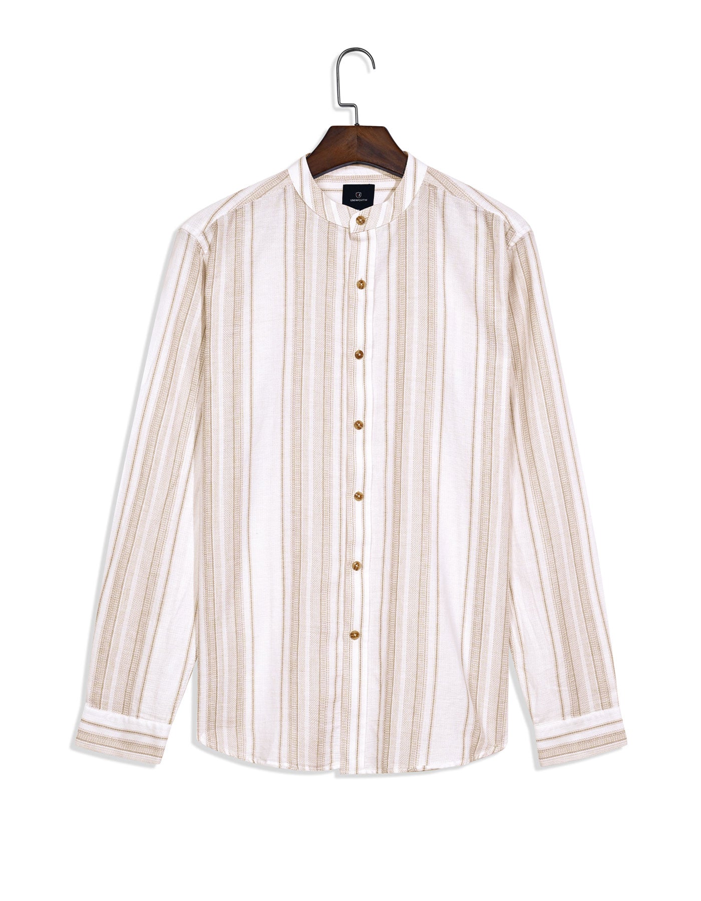 Casual Shirt Woven L Brown M CSW2501 Uniworth CSW2501-M