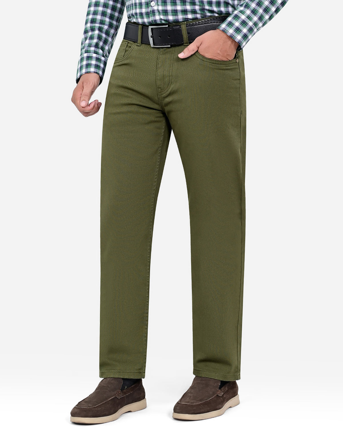 Olive Straight Fit  Denim DM2626-30