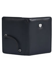Black 100% Leather Passport Wallet