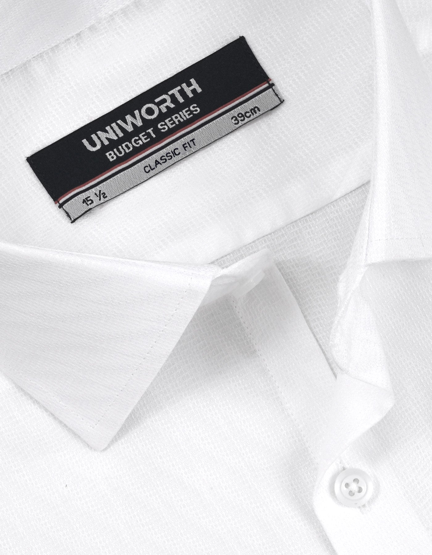 Self White Classic Fit Shirt FS1803-1RF-15