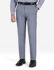 Grey Plain Formal Trouser Classic Fit FT572-1C-30