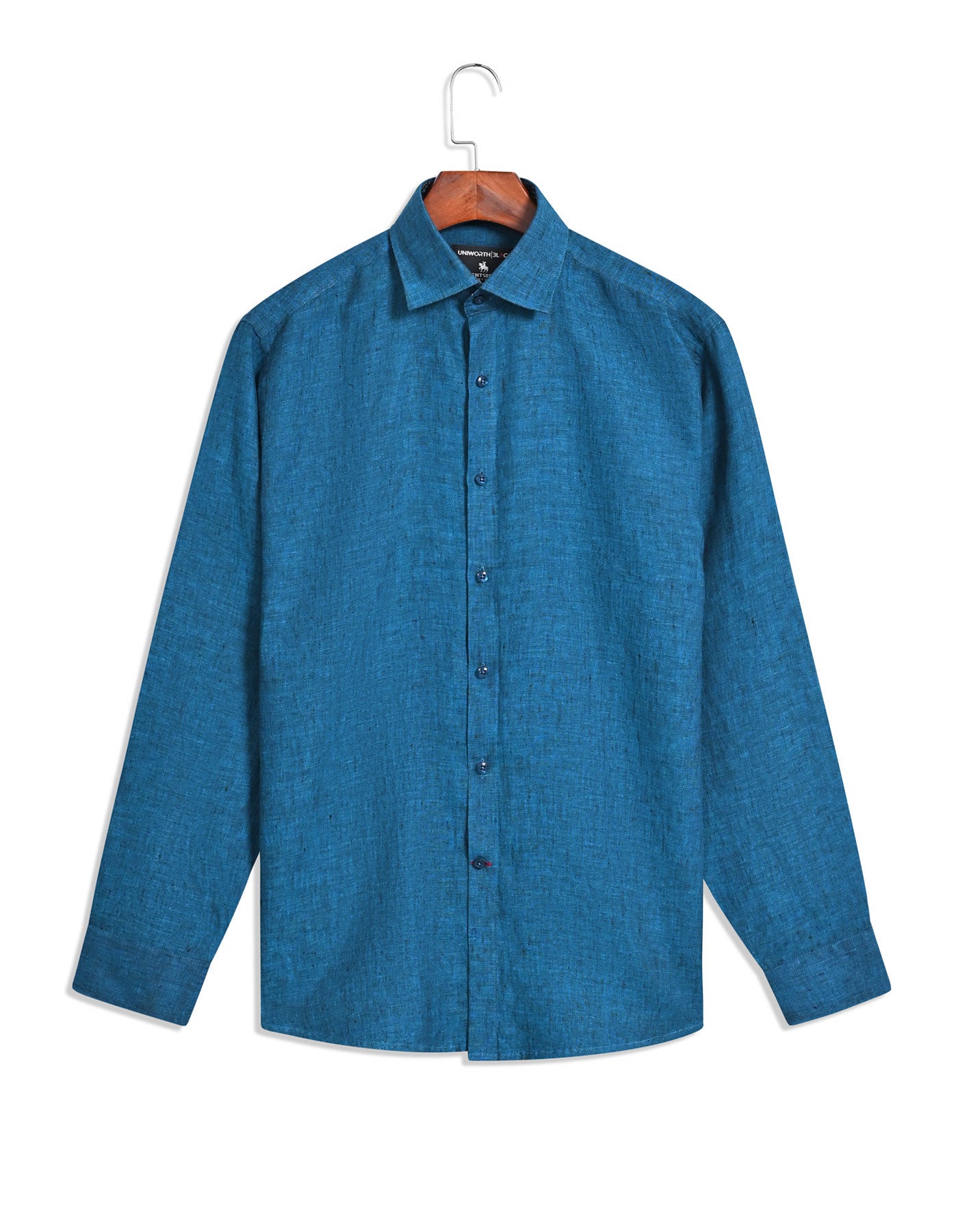 Plain Blue Tailored Smart Fit Shirt FS2424-1SF-15.5