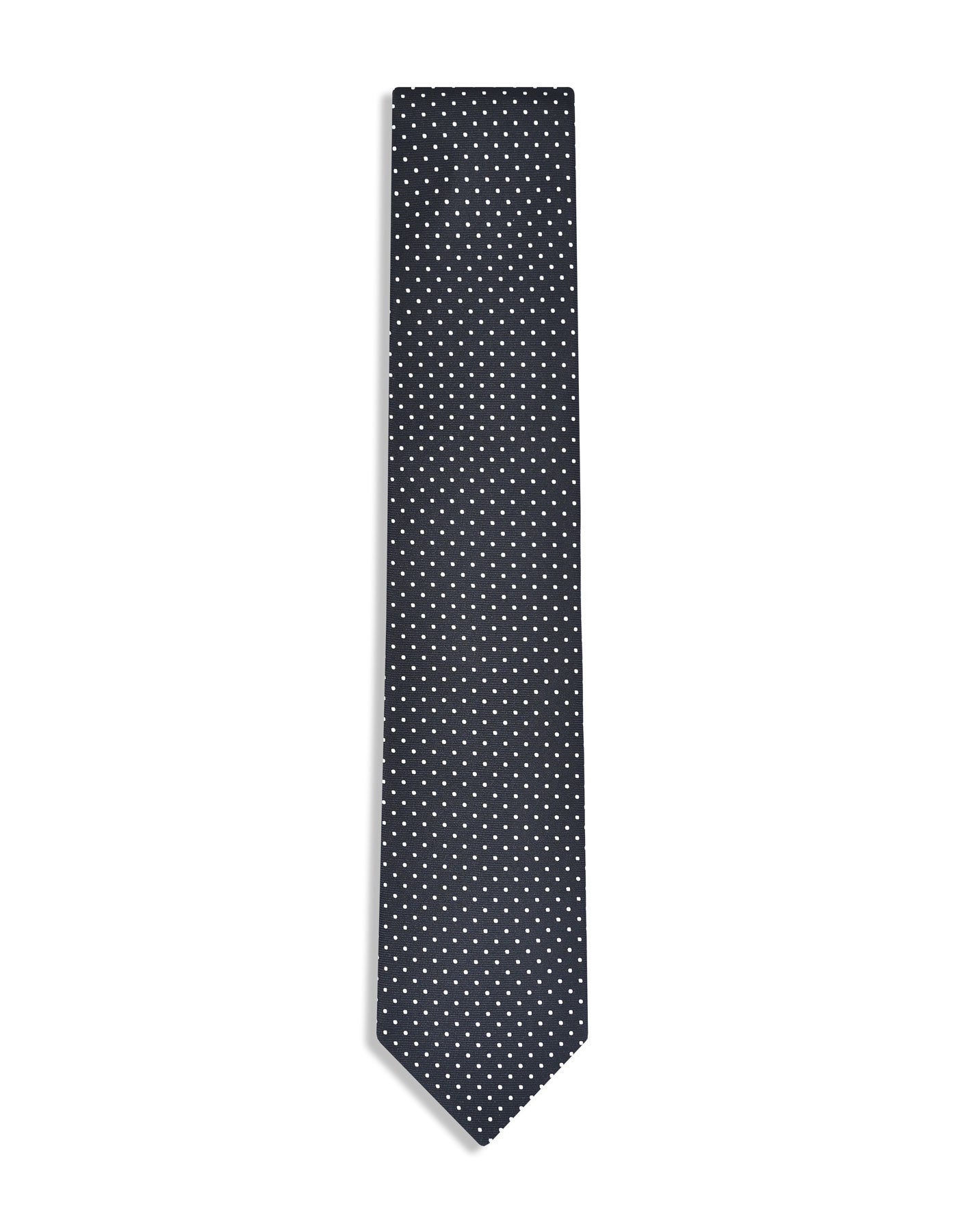 Black Dotted Tie