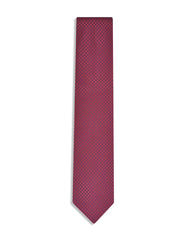 Maroon Geometric Tie