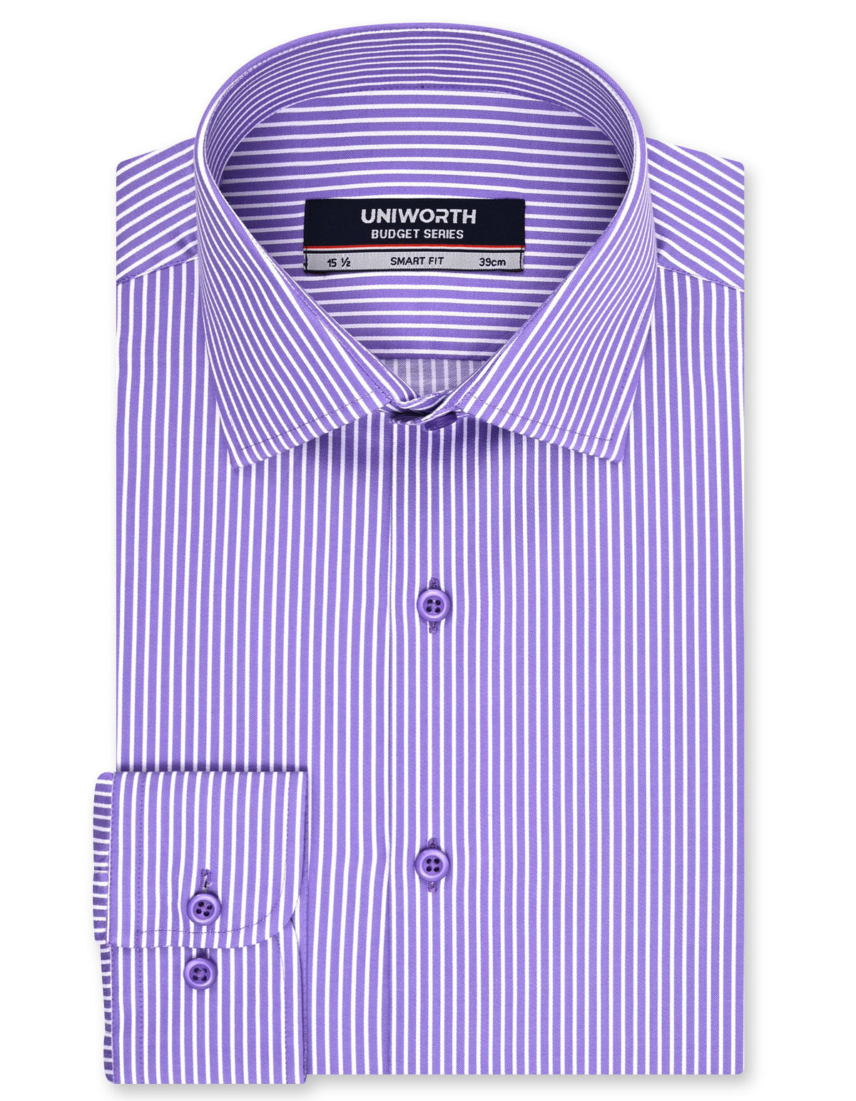 Stripe Violet Tailored Smart Fit Shirt FS2871-5SF-14.5