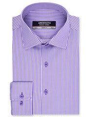Stripe Violet Tailored Smart Fit Shirt FS2871-5SF-14.5