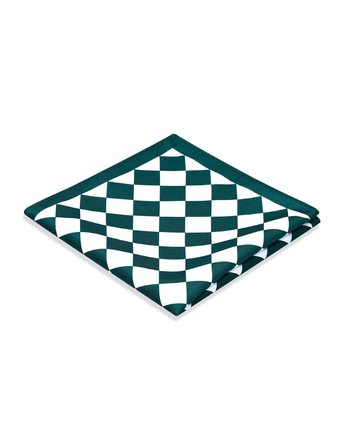 Green Geometric Pocket Square