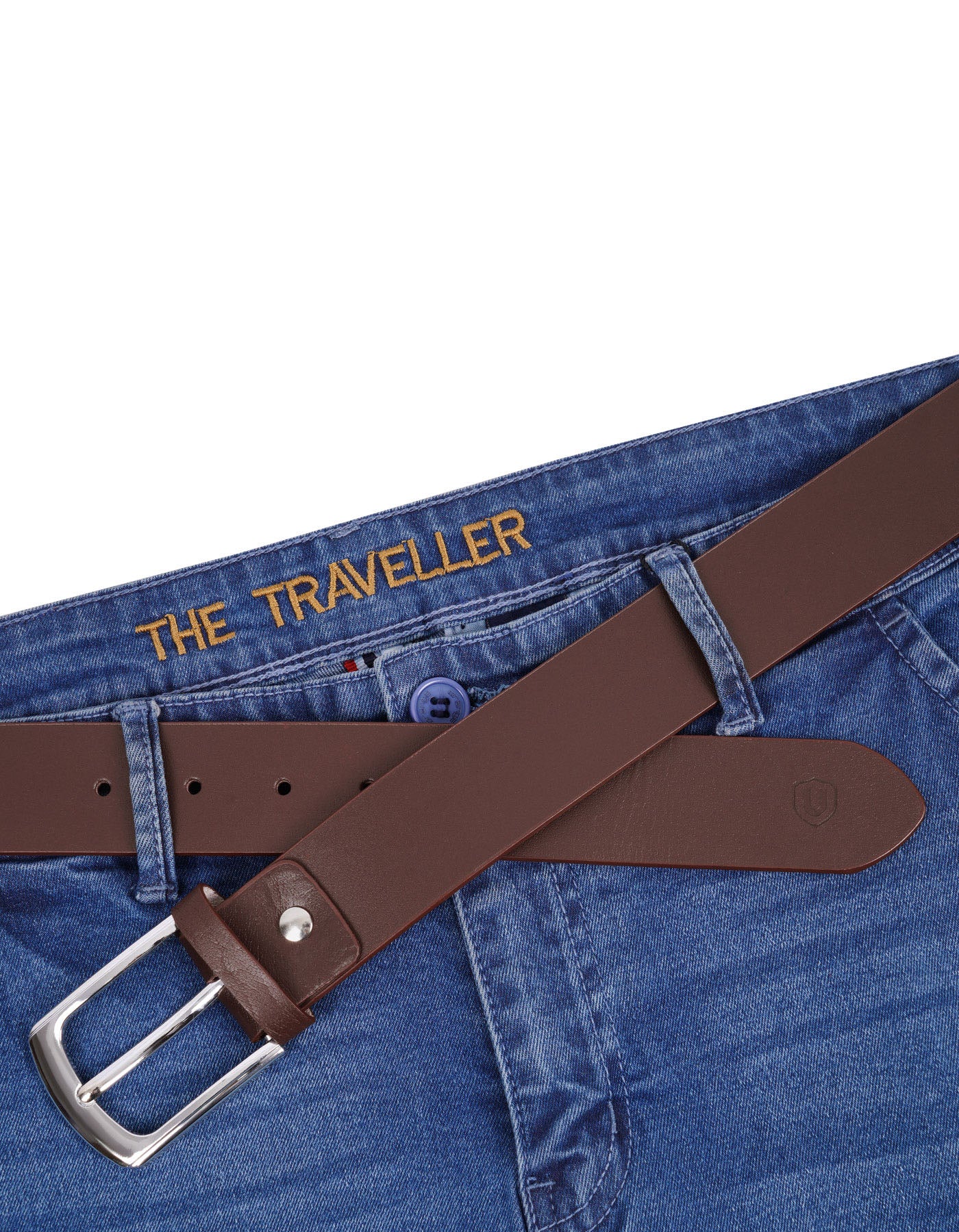 Brown Casual Belt BTC2401-4-36