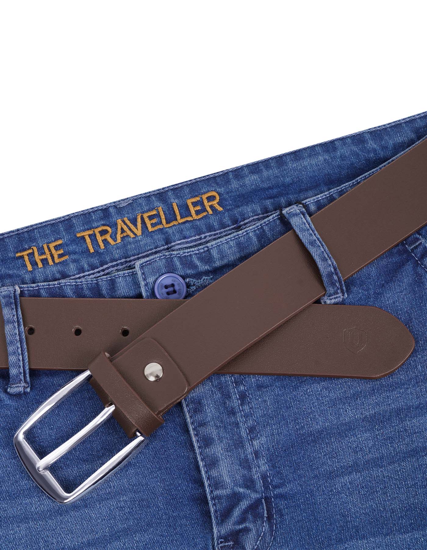 Brown Casual Belt BTC2401-5-36