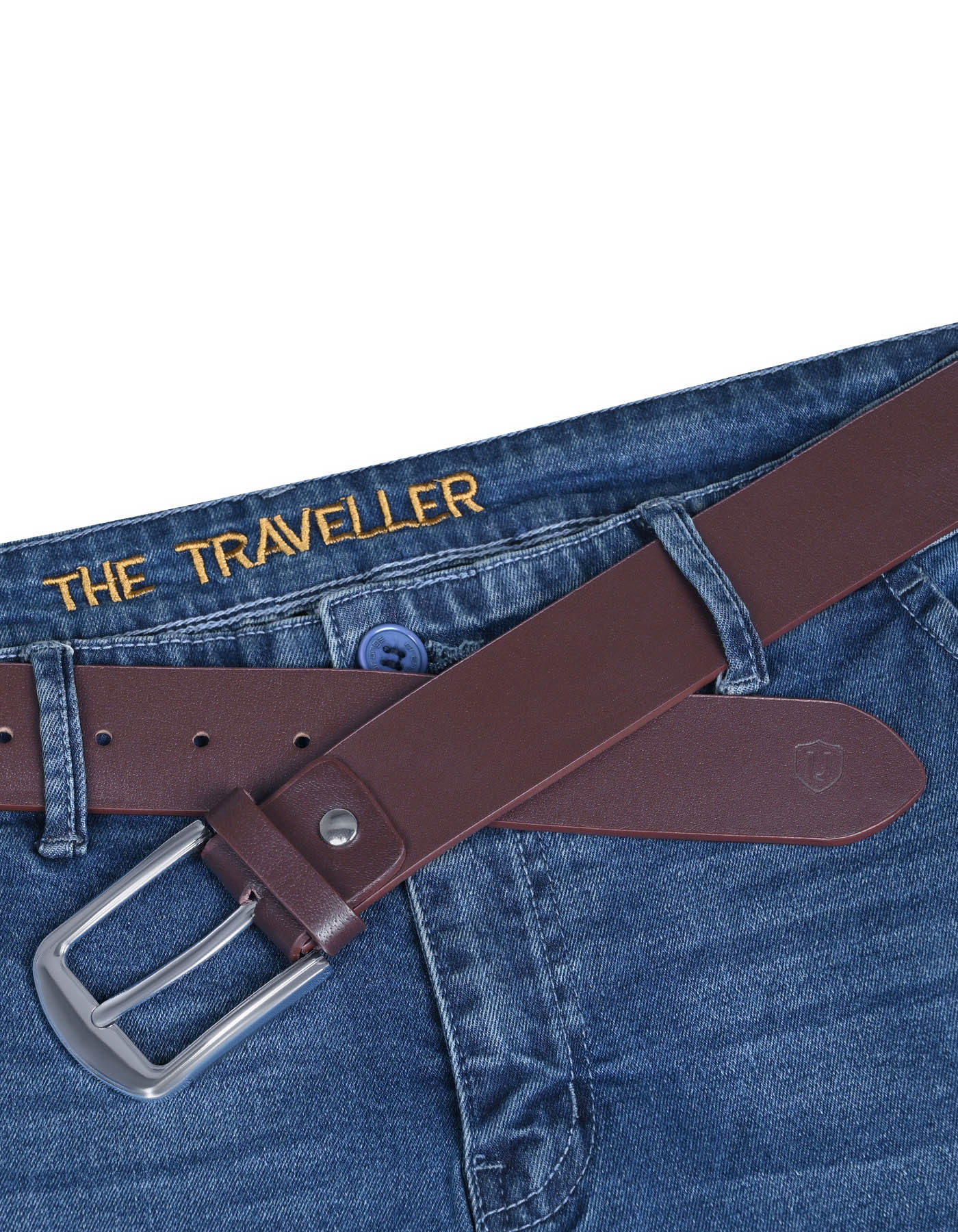 Brown Casual Belt BTC2401-6-38