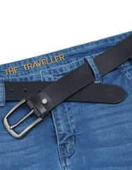 Black Casual Belt BTC2451-3-36