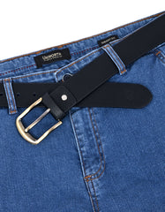 Casual Belt Pin Buckle Black BTC2507 Uniworth Single Side BTC2507-36