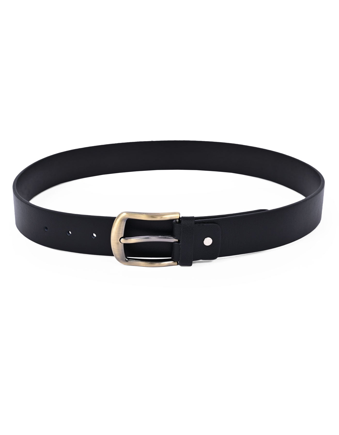 Casual Belt Pin Buckle Black BTC2507 Uniworth Single Side BTC2507-34