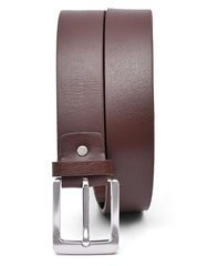 Casual Belt Pin Buckle Brown BTC2510 Uniworth Single Side BTC2510-32