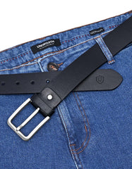 Casual Belt Pin Buckle Black BTC2513 Uniworth Single Side BTC2513-36