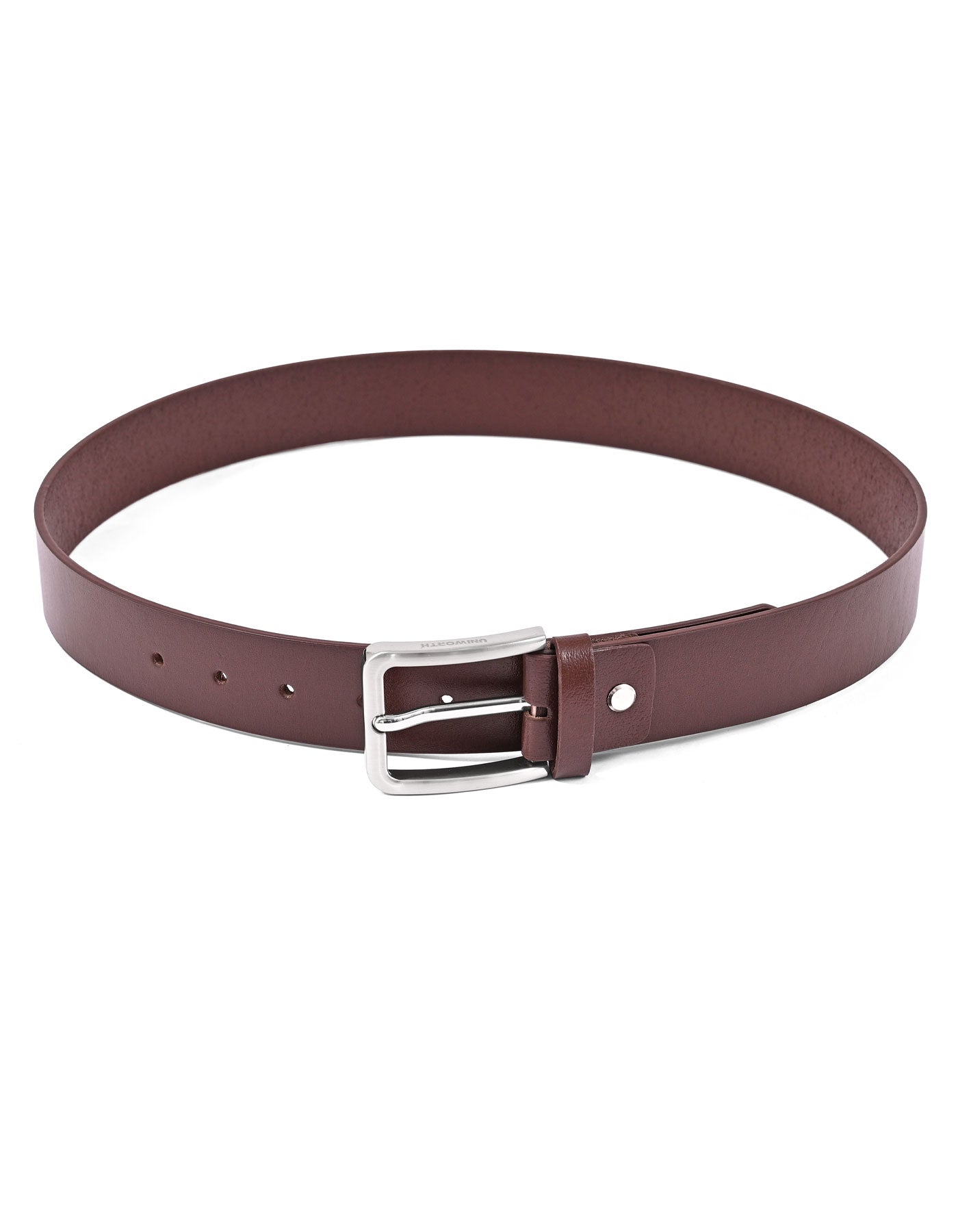 Casual Belt Pin Buckle Brown BTC2605 Uniworth Single Side BTC2605-36