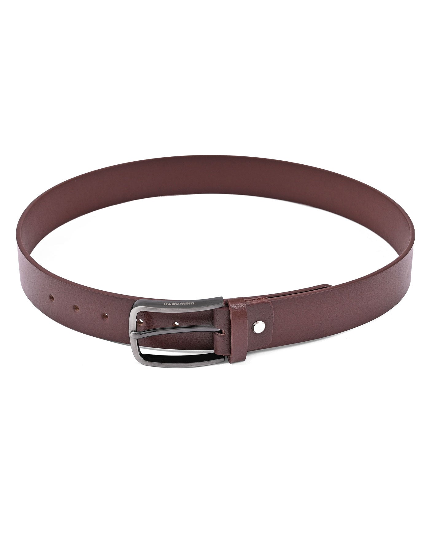 Casual Belt Pin Buckle Brown BTC2607 Uniworth Single Side BTC2607-36