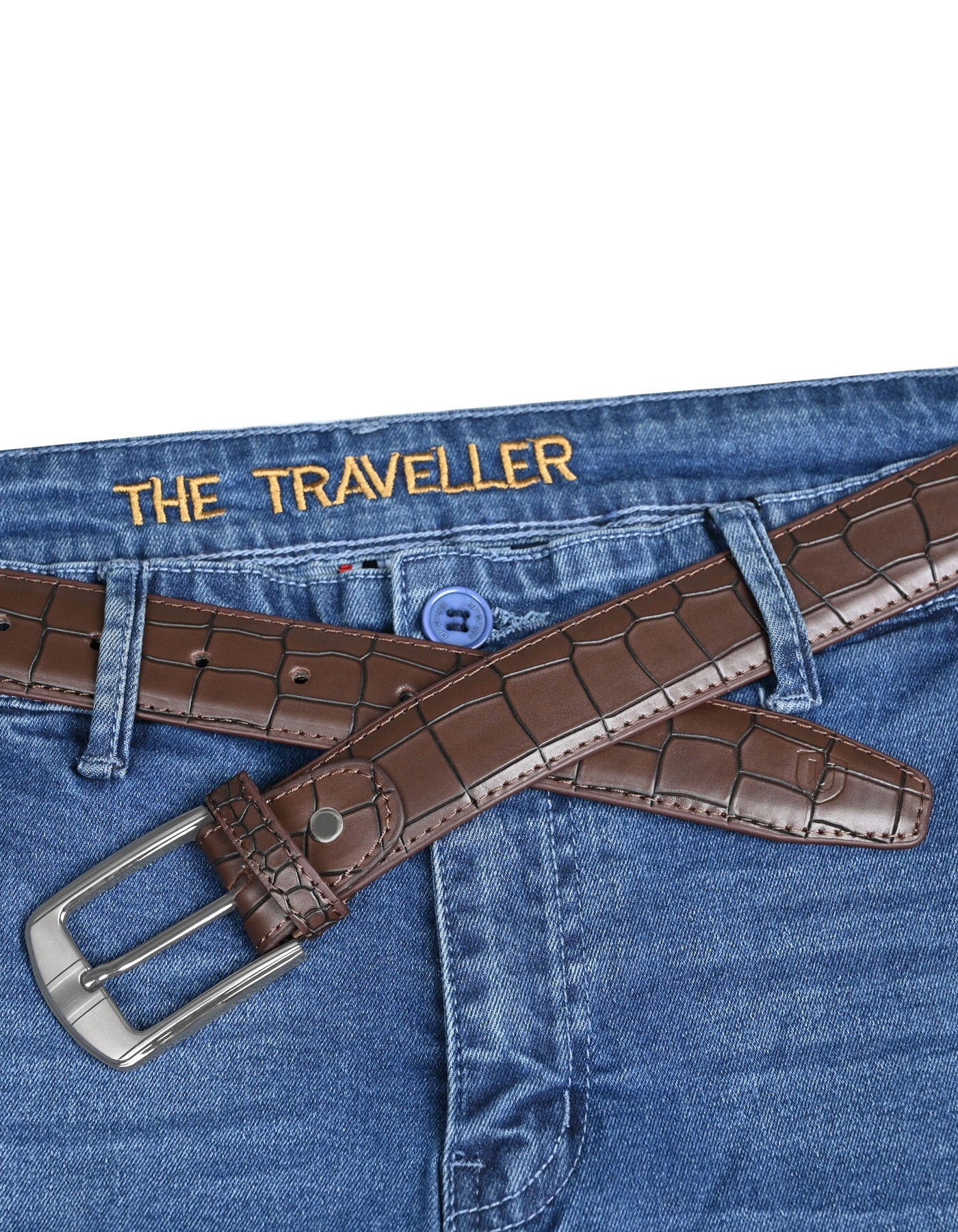 Brown Formal Belt BTF2431-1-38