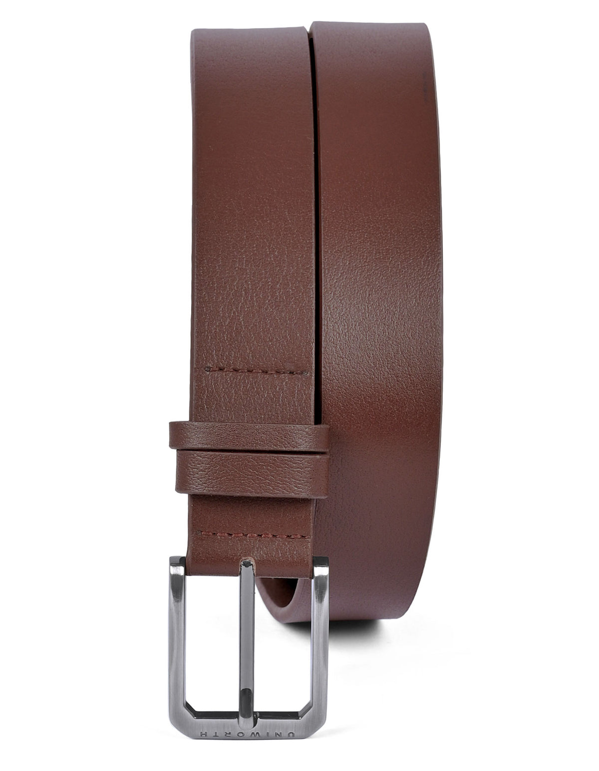 Formal Belt Pin Buckle Brown BTF2502 Uniworth Single Side BTF2502-32